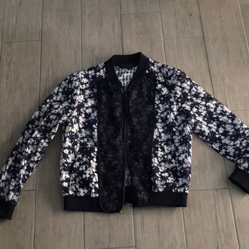 Olive Des Olive Sheer Bomber